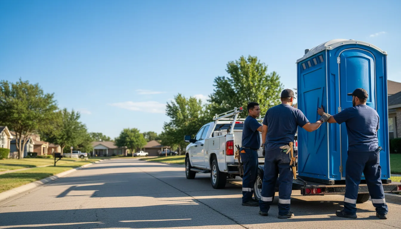 Portable Toilet Rental in Lipscomb, TX near me